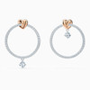 2024 New Trend Original Hoop Earrings Charm Austrian Crystal Round Geometric Earrings Romantic Gifts for Women With Logo