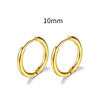 2022 New Simple Stainless Steel Small Hoop Earrings for Women Men Cartilage Ear Piercing Jewelry Pendientes Hombre Mujer