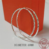 Senlissi - Women's Hoop Earrings 18K YELLOW Gold Plated 925 Sterling Silver Fashion Drop Earrings Cерьги Kольца Kольц SL009
