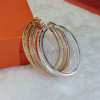 SENLISSI-18K Gold Cuff Hoop Earrings For Women 925 Sterling Silver Zircon Simple Fine Cерьги Kольц Wedding Statement Jewelry