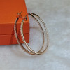 SENLISSI-18 K Cuff Hoop Earrings For Women 925 Sterling Silver Zircon Simple Fine Cерьги Kольц Wedding Statement Jewelry C0028