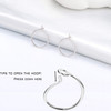 Fansilver 3 Pairs 925 Sterling Silver Small Hoop Earrings for Women Sleeper Tiny Hoop Earrings Cartilage Piercing Jewelry Set
