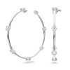 Lucent Hoop Earring for Woman Original 2024 New Luxury Trendy Gema Earrings Fine Jewelry Accessories Gift Free Everything