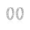 U-Shaped Square Hoop Earrings for Women Luxury Stainless Steel Circle Earring 2024 Trending New Wedding Aesthetic Jewelry aretes