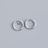 Stainless Steel 1 Pair Minimalist Huggie Hoop Earrings For Women Gold Color Tiny Round Circle 6/8/10mm Punk Unisex Rock Earring