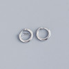Stainless Steel 1 Pair Minimalist Huggie Hoop Earrings For Women Gold Color Tiny Round Circle 6/8/10mm Punk Unisex Rock Earring