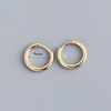 Stainless Steel 1 Pair Minimalist Huggie Hoop Earrings For Women Gold Color Tiny Round Circle 6/8/10mm Punk Unisex Rock Earring