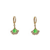 Pearl Earrings Koreas Style Vintage Square Heart Pendant Earrings Gold Silver Color Women Girl Fashion Jewelry Dangle Earrings