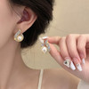South Korea Fashion New Light Luxury Simple Classic Pearl Drop Earrings Birthday Party Gift Woman Jewelry Stud Earrings 2023