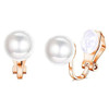 1Pair Candy Color Colorful Geometry Zircon Pearl Earrings European Style Earclip Earnail Women Ear Clip Fake Piercing Earring