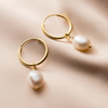 WANTME Genuine 925 Sterling Silver Natural Freshwater Baroque Pearl Unusual Earrings for Women Chic Charming Goth Jewelry 2021