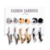 LATS Women's Earrings Set Tassel Pearl Earrings for Women Bohemian Fashion Jewelry 2020 Geometric Kolczyki Hoop Earings