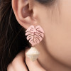 Straw Earrings Summer Lightweight Geometric Tassel Woven Bohemian Handmade Rattan Wicker Braid Hoop Drop Dangle For Women Girls