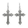 Crosses Dangle Earrings for Women Aesthetic Goth Gothic Long Vintage Cross Drop Women's Jewelry Accessories Large Y2k Grunge