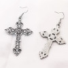 Crosses Dangle Earrings for Women Aesthetic Goth Gothic Long Vintage Cross Drop Women's Jewelry Accessories Large Y2k Grunge