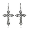 Crosses Dangle Earrings for Women Aesthetic Goth Gothic Long Vintage Cross Drop Women's Jewelry Accessories Large Y2k Grunge