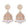Gypsy Jewelry Retro Ethnic Indian Jhumka Crystal Small Bells Beads Drop Tassel Earrings Women Bohemian Statement Jhumki Tribal