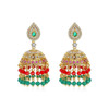 Gypsy Jewelry Retro Ethnic Indian Jhumka Crystal Small Bells Beads Drop Tassel Earrings Women Bohemian Statement Jhumki Tribal