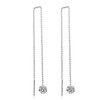 Minimalist Spiral Wave Ear Line Earrings Fashion Tassels Irregular Curve Earrings Girl Trend Luxury Birthday Party Jewelry Gift