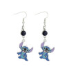 Disney Lilo & Stitch Dangle Earring Women Cartoon Anime Angle Stud Earring Inspired Girl Charm Jewelry Accessories Kid Xmas Gift