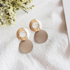 Colorful Metal Dangle Earrings for Women Personality Fashion Drop Earrings Flower Heart Pendants Earrings pendientes mujer