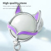 Cute Purple Fox Dangle Earrings for Women Hypoallergenic 925 Sterling Silver Women Earring Jade Fashion Party Jewelry New