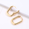 2023 Hot Sale Fashion Metal Drop Earrings For Woman Vintage Hoop Earring Trend Classic Party Wedding Pendant Jewelry Gift