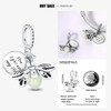 2024 New in Hot Sale Original Charm Beads Fit Pandora Bracelet For Women 925 Silver Glow Discoloration Pendant Bead Jewelry Gift