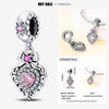 2024 New in Hot Sale Original Charm Beads Fit Pandora Bracelet For Women 925 Silver Glow Discoloration Pendant Bead Jewelry Gift