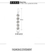 1CT Moissanite Long Drop Earrings For Women 925 Sterling Silver Brilliant Lab Diamond Brides Bridesmaid Dangling Earrings