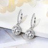 Anziw 3.0CT D Moissanite Pendant Hoop Earrings 925 Sterling Silver Drop Earring 2.0ct 1 carat Sparkling Jewelry For Women Dangle Anziw 3.0CT D Moissanite Pendant Hoop Earrings 925 Sterling Silver Drop Earring 2.0ct 1 carat Sparkling Jewelry For Women Dangle