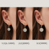 Anziw 3.0CT D Moissanite Pendant Hoop Earrings 925 Sterling Silver Drop Earring 2.0ct 1 carat Sparkling Jewelry For Women Dangle Anziw 3.0CT D Moissanite Pendant Hoop Earrings 925 Sterling Silver Drop Earring 2.0ct 1 carat Sparkling Jewelry For Women Dangle