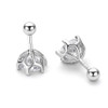 0.2ct- 4ct Moissanite Screw Back Earrings D Color GRA Certificate For Women Man S925 Silver Stud Earring Plated 18K Fine Jewelry