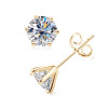 Original 1CT 2CT 3CT D Color Moissanite Earrings for Men Women Real Silver 925 Piercing Stud Earrings Jewelry GRA Certificate