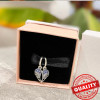 Authentic 925 Sterling Silver Blue Crystal Enamel Heart Charm Fit Pandora Bracelet Friend Surprise Birthday Jewelry Beads Gift