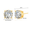 Szjinao 2024 Trending Earrings Moissanite Gold 18k Real Original With Certificate Wedding Luxury Jewelry For Women Wholesale Hot