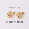 Extra Large Drop Earring Oversized Chunky Hoop Earrings for Women Girl Lightweight Hypoallergenic Gold Plated Big Earrings