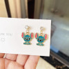 Disney Cute Lilo & Stitch Stud Earring Women Charm Angel Dangle Earring Girl Silver Needle Jewelry Accessory Birthday Party Gift Disney Cute Lilo & Stitch Stud Earring Women Charm Angel Dangle Earring Girl Silver Needle Jewelry Accessory Birthday Party Gift
