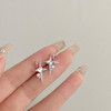 New Irregular Liquid Metal Hollow Earrings Style Hip-Hop Punk Fashion Personality Long Earring Women Travel Accessories