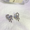 New Irregular Liquid Metal Hollow Earrings Style Hip-Hop Punk Fashion Personality Long Earring Women Travel Accessories