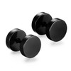1 Pairs Punk Multiple Stainless Steel Stud Earrings Men Women Gothic Cross Round Street Pop Hip Hop Ear Stud Piercing Jewelry