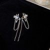 Korean Fashion Goth Harajuku Vintage Cute Y2k Star Bowknot Moon Earrings Women Girl Aesthetic 90s EMO Jewelry Accessories