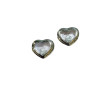 2024 New hot single Diamond Head heart earrings women's fashion luxury brand jewelry party anniversary gift