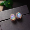 CoLife Jewelry 100% Natural Opal Earrings 5*7mm 100% Real Australia Opal Earrings Fashion 925 Silver Opal Jewelry
