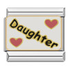 Hapiship 2024 Fashion Family Hope Daughter Travel Charm Italian Links Fit 9mm Bracelet Stainless Steel Making DIY Jewelry DJ770