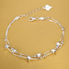 Fine 925 Sterling Silver Noble Nice Chain Solid Bracelet for Women Men Charms Party Gift Wedding Fashion Jewelry Hot Model