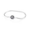 Original 925 Sterling Silver Bracelets Bangles Crystal Ball Love Heart Clasp Beads Charms Moments Bracelet For Women DIY Jewelry