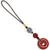 2024 Fidelity Cinnabar Ping An Buckle Zodiac Benmingfo Mobile Phone Hanging Rope Mobile Phone Chain Keychain Pendant Couple's