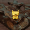 1pcs Real 24K Yellow Gold Pendant For Women Twelve of Zodiac 3D Hard Gold Beads DIY Making Baby Bracelet