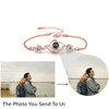 925 Sterling Silver Personalized Custom Photo Bracelets Projection Photo Bracelet for Woman Mom Wife Heart pendant Jewelry 925 Sterling Silver Personalized Custom Photo Bracelets Projection Photo Bracelet for Woman Mom Wife Heart pendant Jewelry
